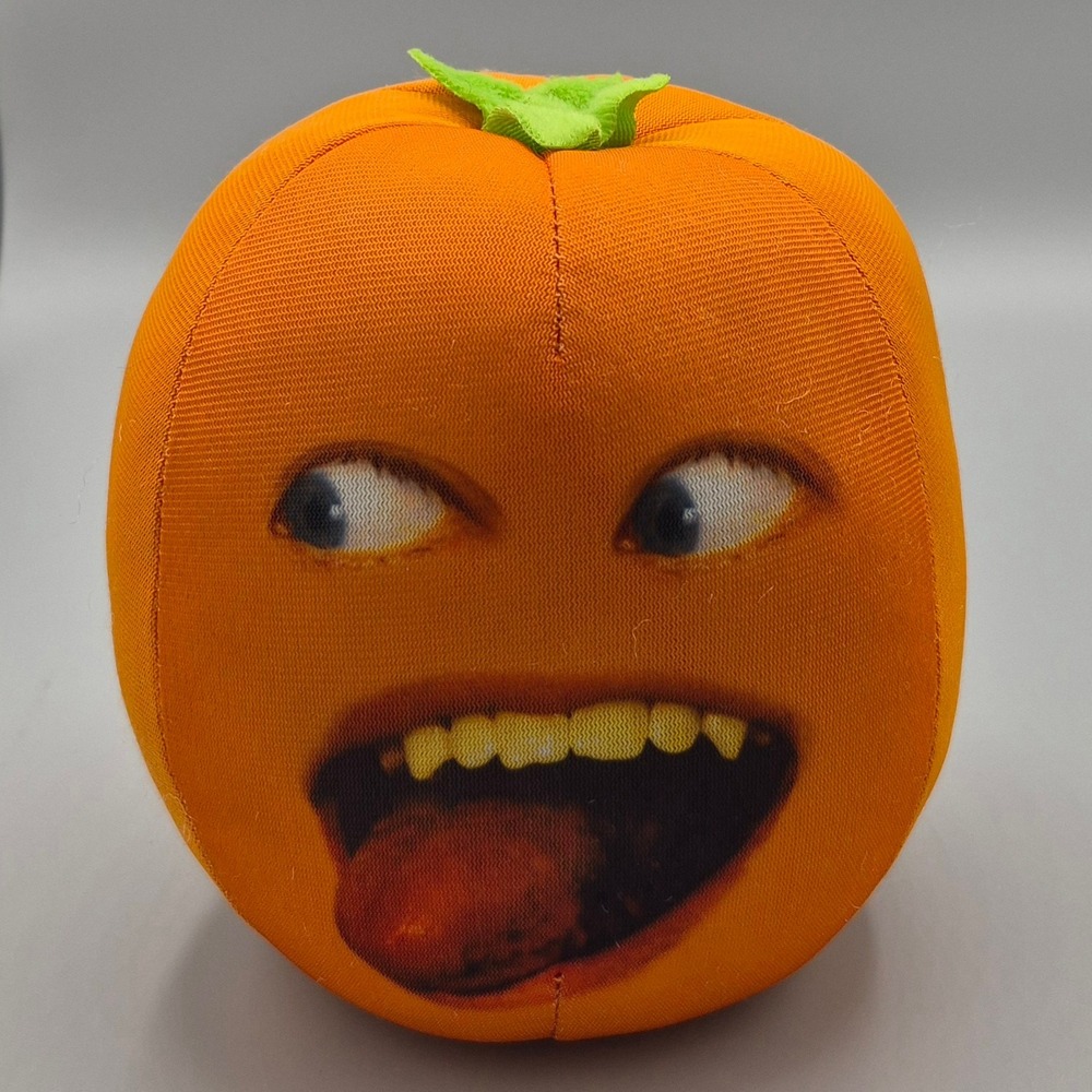 Nanco Annoying Orange Talking Plush Toy 2012 YouTube Series Orange Fruit 6 inch